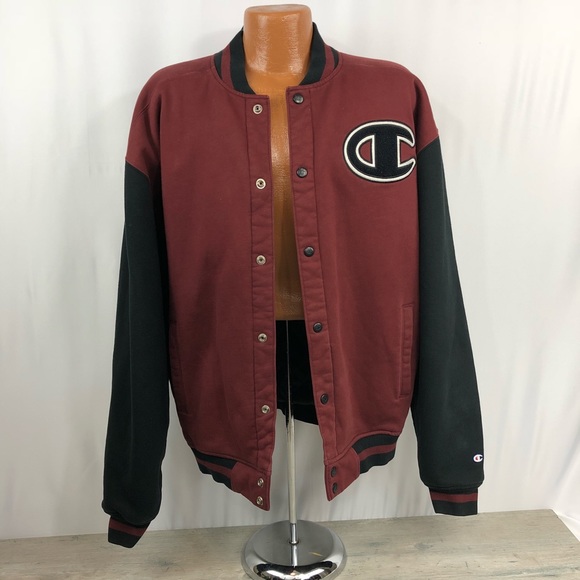champion button up jacket